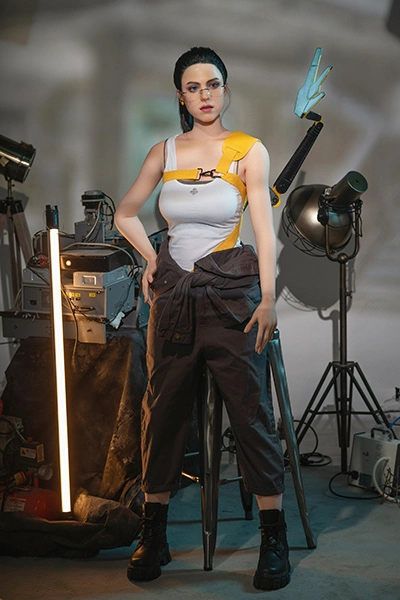 168cm GAME LADY Sybaritic Celebrity Silicone Sex Doll Olivia