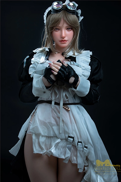 165cm Teenage Yellow-haired Curvaceous Sex Doll Servant