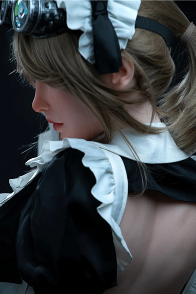 165cm Teenage Yellow-haired Curvaceous Sex Doll Servant