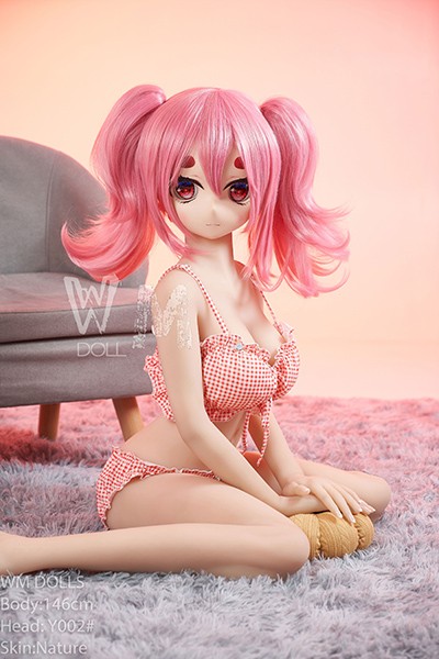 146cm Pink Hair Swimsuit Fantasy Lass Anime Sexdoll