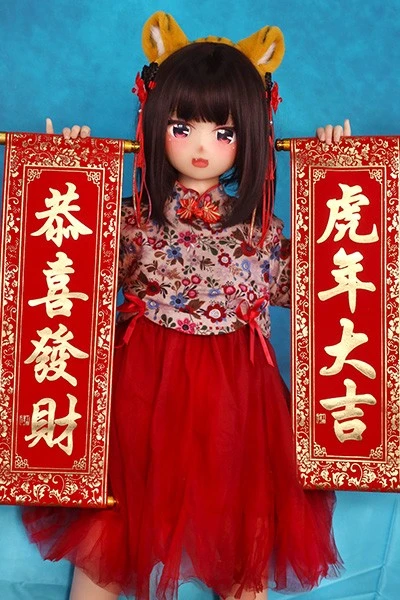 135AA-cup Attractive Mini Anime Silicone Love Dolls Himari