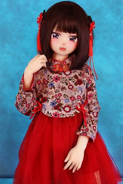 135AA-cup Attractive Mini Anime Silicone Love Dolls Himari