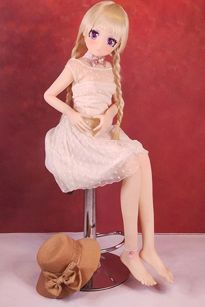 135cm Mini Blonde Anime Sex Doll Raya