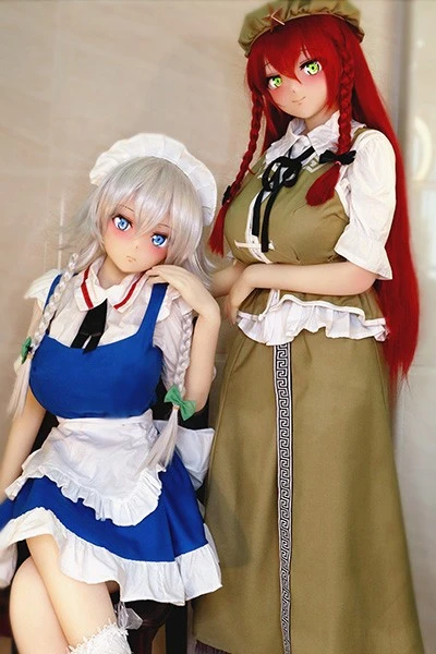155cm Touhou Project Anime Lesbian Sex Doll Hentai Sakuya Izayoi&Hong Meiling