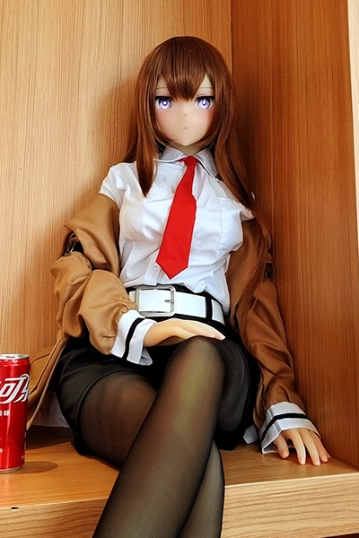 Cute Japanese anime face 155cm high school uniform sex doll