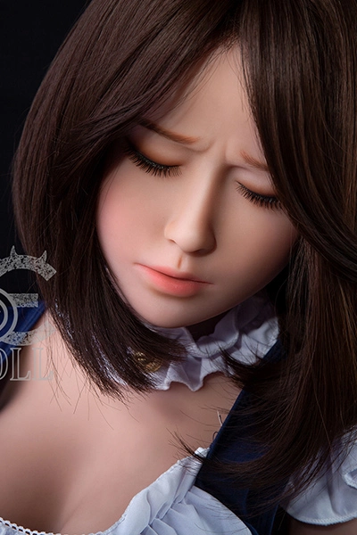 Eyes closed sex doll