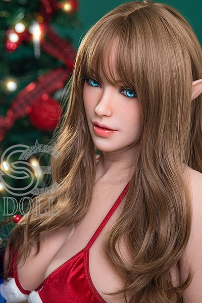 Christmas dress tpe sex doll
