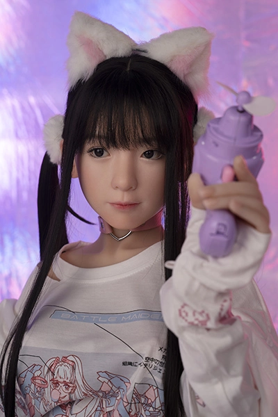 sex doll wearing cute cat ears