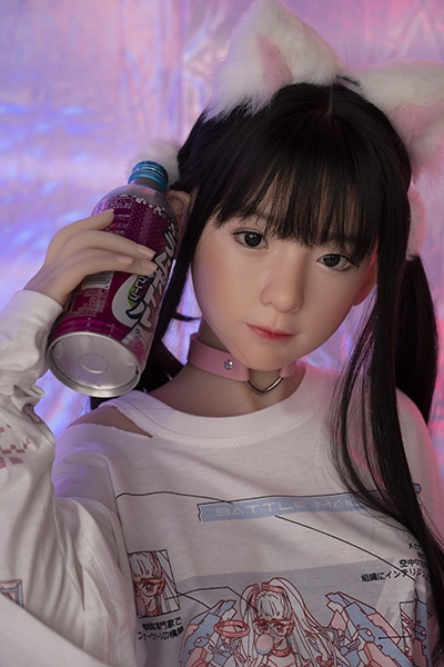 sex doll wearing cute cat ears