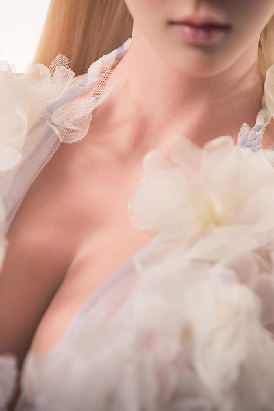 white tulle dress sex doll