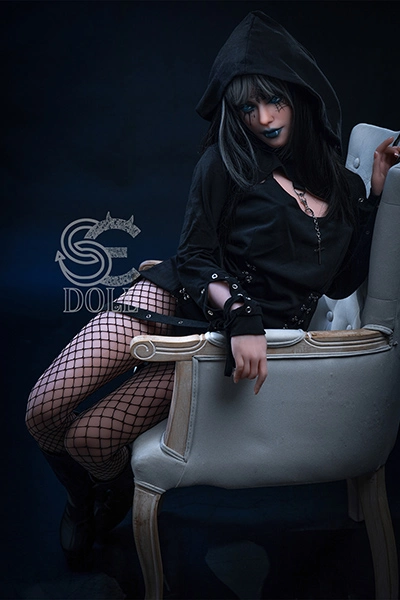 Goth style sex doll