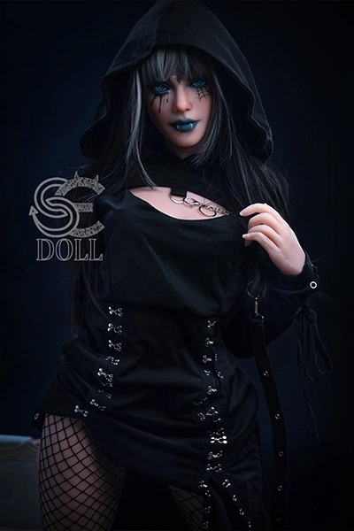 Goth style sex doll