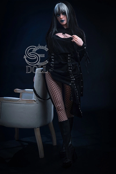 Goth style sex doll
