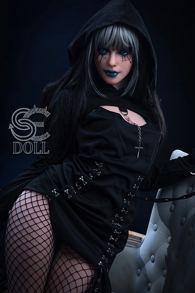 Goth style sex doll