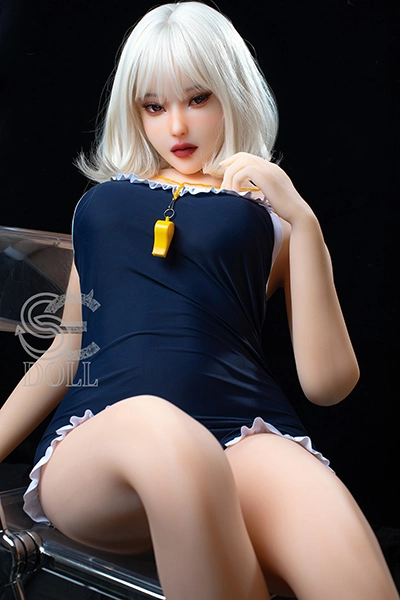 Sexy White Hair Sex Doll