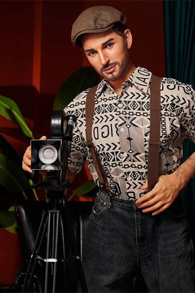 Real-life Hairy Chest Cool Male Sex Doll