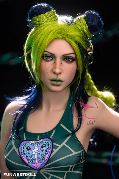Green Hair Fullsize Adult Sex Doll