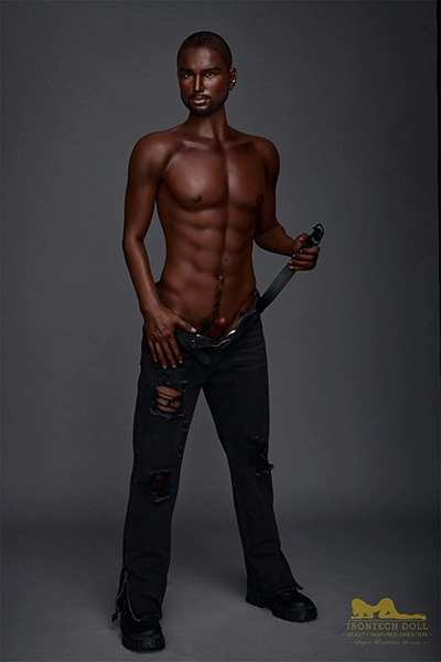 Custom Gay Male Black Sex Doll