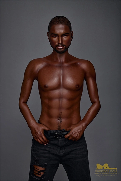 Custom Gay Male Black Sex Doll