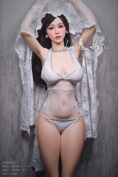 Wearing Wedding dress sexdoll