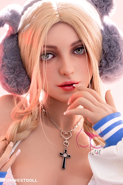 Blonde Eudora sex doll