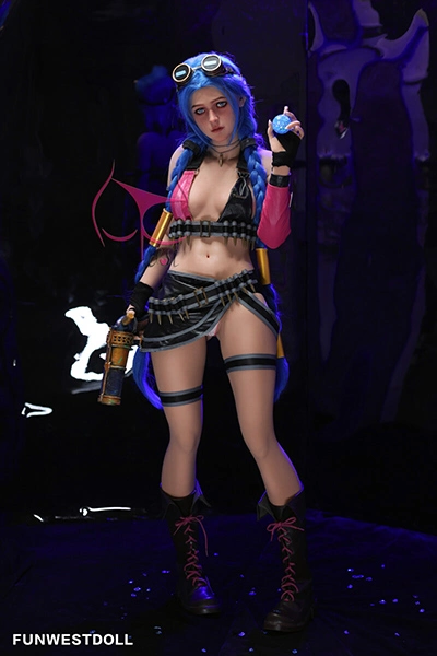 League of Legends lol Jinx the Loose Cannon cosplay sexdoll