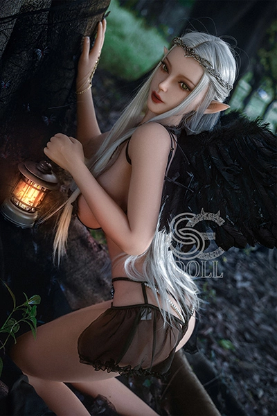 White hair sexdoll