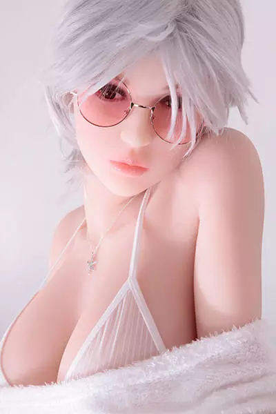 White Short Hair Sex Doll