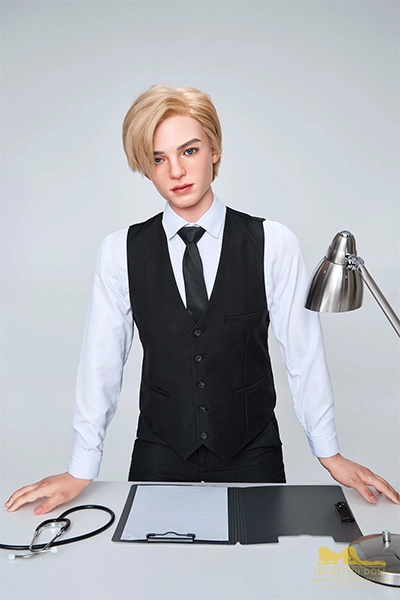 Blonde Short Hair Male Sex Doll