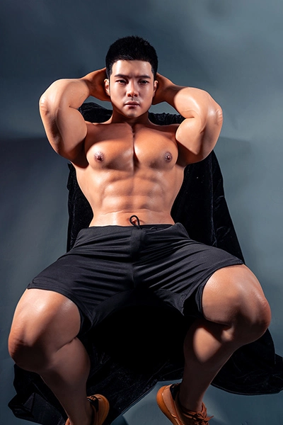 Realistic Muscle Gay Male Sex doll
