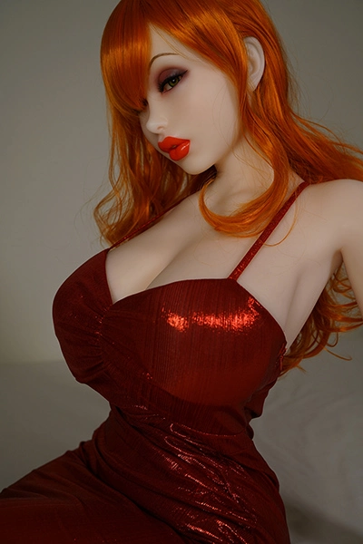 Realistic Sexy Full Size Red Hair Sex Doll