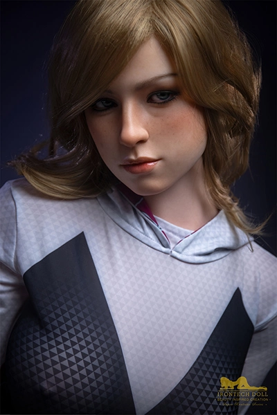 167cm Silicone Freckles Sex Doll