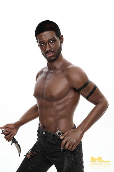 Gentle Real-life Black Male Sex Doll
