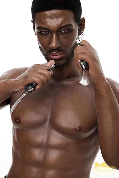 Gentle Real-life Black Male Sex Doll