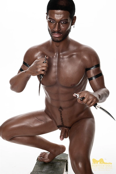 Gentle Real-life Black Male Sex Doll