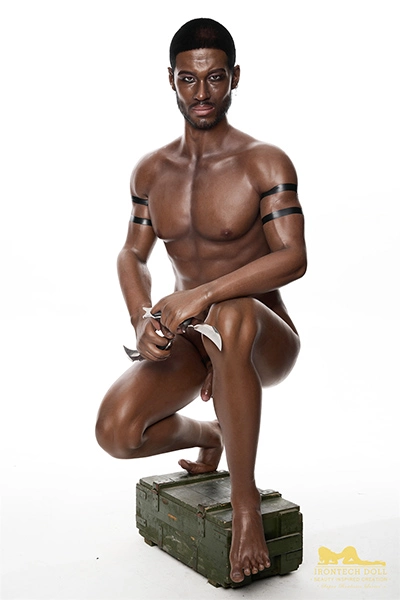 Gentle Real-life Black Male Sex Doll