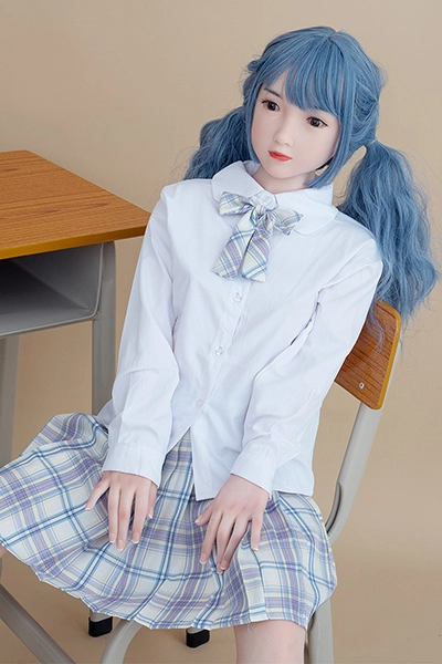 130cm Cute Blue Hair sexdoll