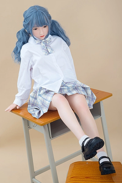 Blue Hair International Student sexdoll