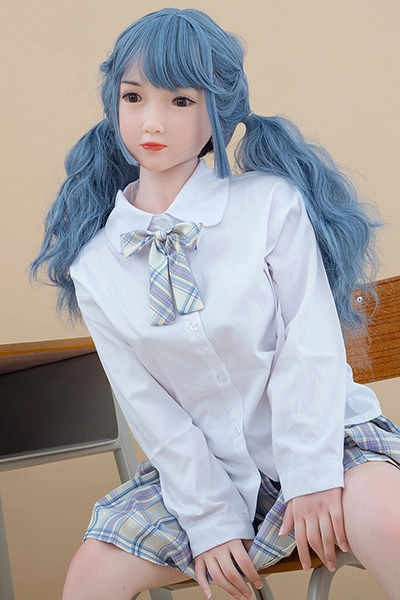 Blue Hair International Student sexdoll