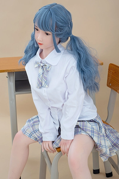 Blue Hair International Student sexdoll