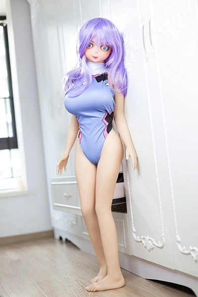 Purple Hair Cartoon Lovedoll