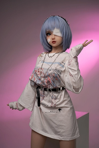 140cm Blue Hair Sex Doll