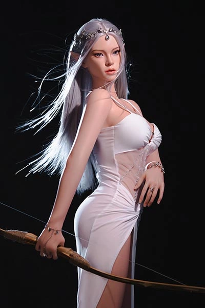 Love Sex Doll With Whire Hair