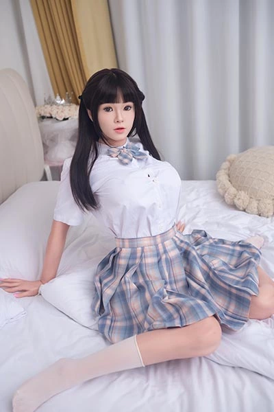 JK Uniform Big Breasts Silicone Sexdoll