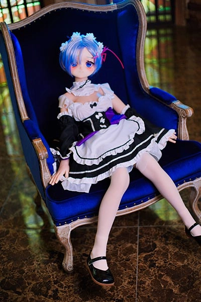 Rem Anime Blue Short Hair Love Doll