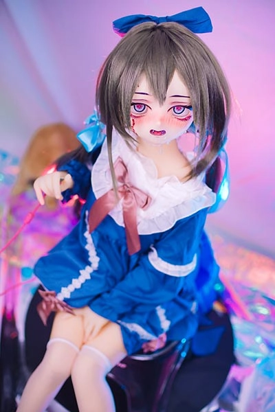 Full Moon Doll anime girl sex doll Sylvie Cosplay Sex Doll 112cm Small Chest 2D Sexy Doll Adult Love Doll Realistic Sex Doll TPE Sex Doll Petite Anime Sex Doll Cosplay Sex Doll