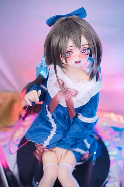 Full Moon Doll anime girl sex doll Sylvie Cosplay Sex Doll 112cm Small Chest 2D Sexy Doll Adult Love Doll Realistic Sex Doll TPE Sex Doll Petite Anime Sex Doll Cosplay Sex Doll