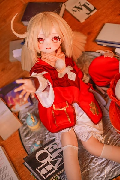 Full Moon Doll 123cm 2D Sex Doll Cosplay Klee Sexy Doll Mini Size Petite Body Anime Sex Doll Style Realistic Love Doll Cute Face