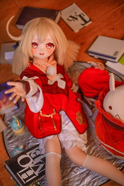 Full Moon Doll 123cm 2D Sex Doll Cosplay Klee Sexy Doll Mini Size Petite Body Anime Sex Doll Style Realistic Love Doll Cute Face