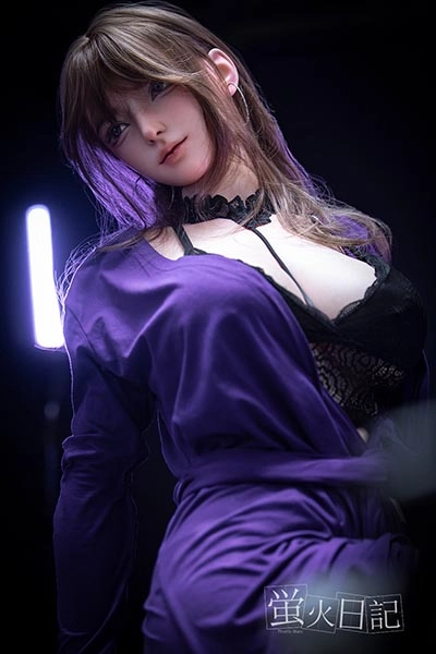 Firefly Diary 164cm G-cup Linglong Head Full Silicone Sex Doll With Body Make-up